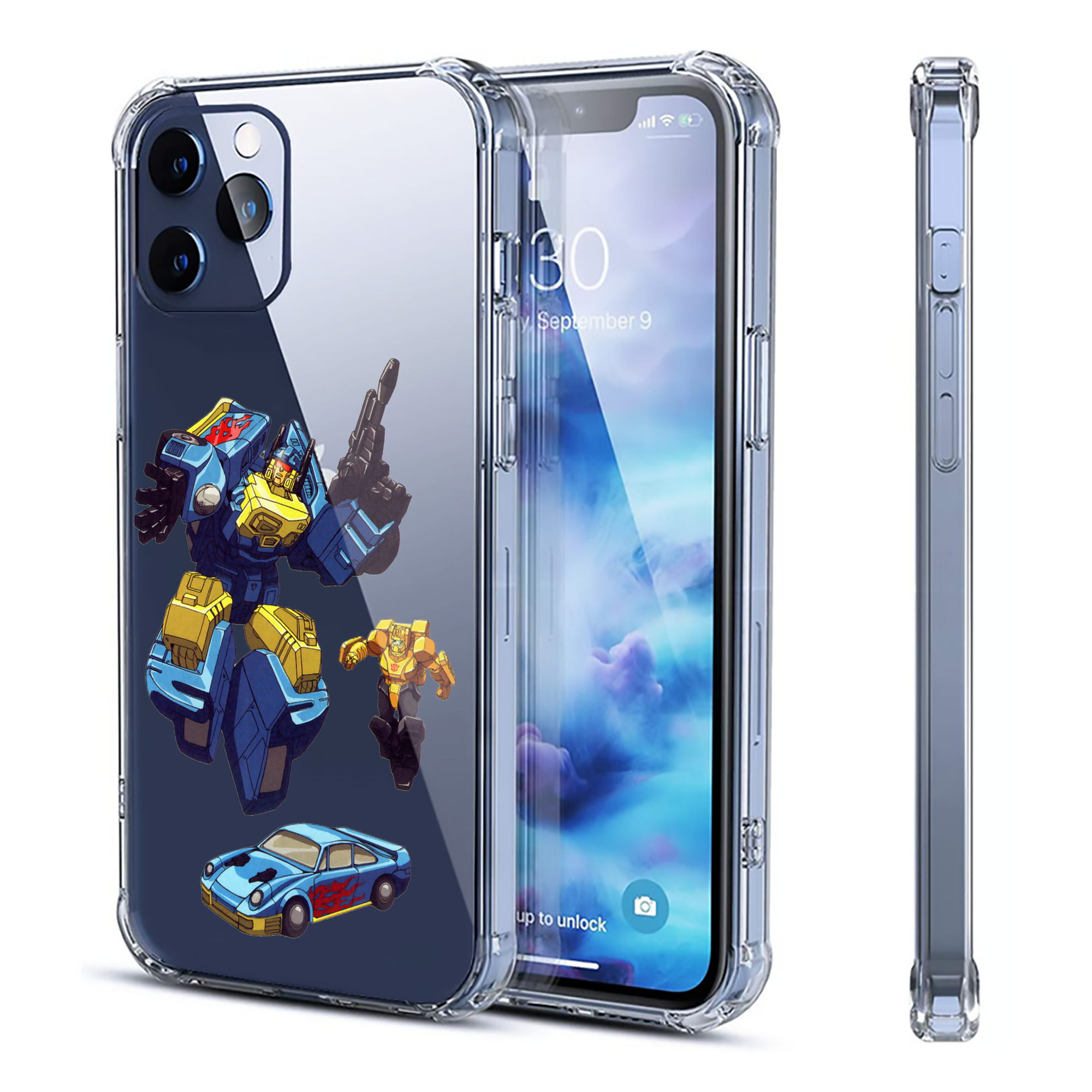 （画像用）  【iPhone 12シリーズ対応】透明スマホケース（クリアソフトケース）